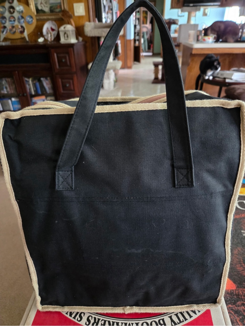Shoe storage tote bag